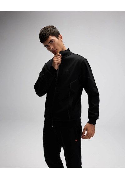 Ellesse Em545 Erkek Siyah Önden Fermuarlı Sweat Siyah