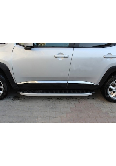 Jeep Renegade Yan Kapı Çıtası Paslanmaz Çelik 4 Parça 2014-2017
