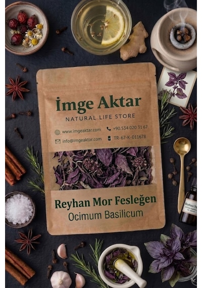 Reyhan Mor Fesleğen 50g