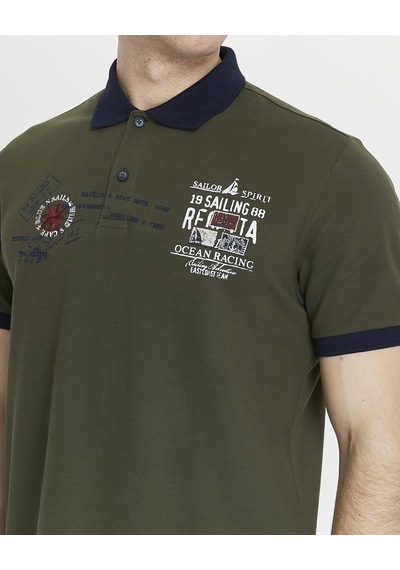AR-MA Arma Erkek Likralı Pike Polo Yaka Tişört Y27374308801 001