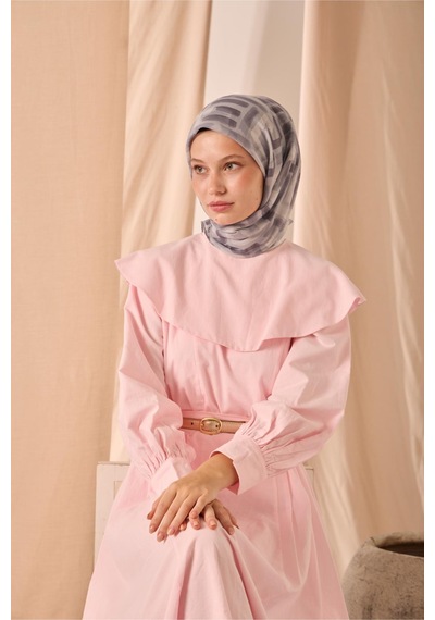 Silk Home Soft Eşarp 73096-02 Gümüş, Füme, Gri