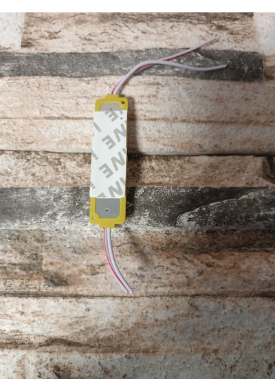 Camlı Parmak Led Lamba Sarı 12 Volt Su Geçirmez