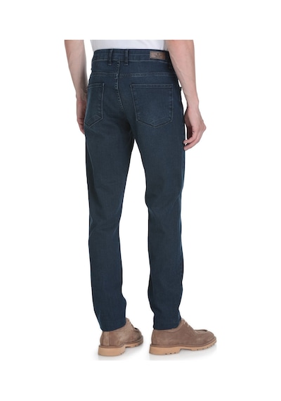 Hatemoğlu Lacivert Regular Fit 5 Cep Pamuklu Kot Pantolon 37461 Lacivert