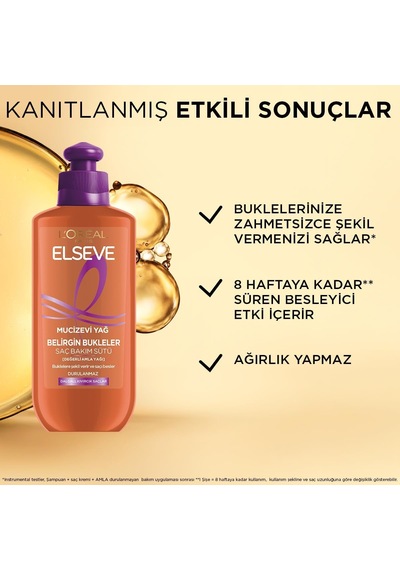 L'oreal Paris Elseve Mucizevi Amla Yağı Bukle Belirginleştirici Saç Bakım Kremi 200 Ml