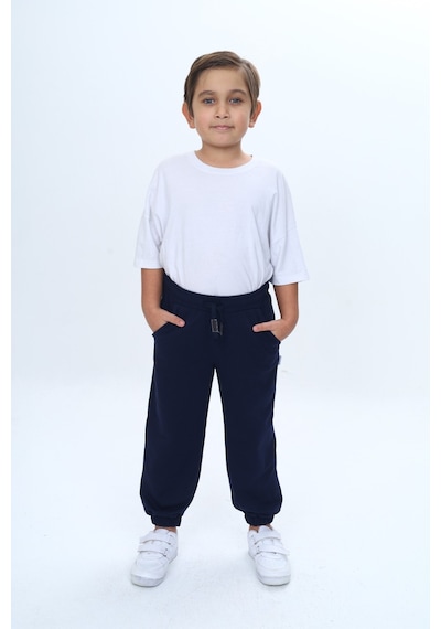 Toontoy Kids Toontoy Erkek Çocuk Paça Lastikli Eşofman Alt Füme