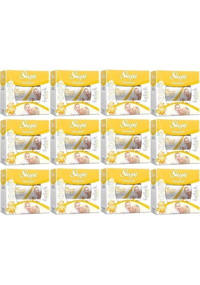 Sleepy Sensitive Islak Havlu 50 Yaprak 36'lı Set Tekli
