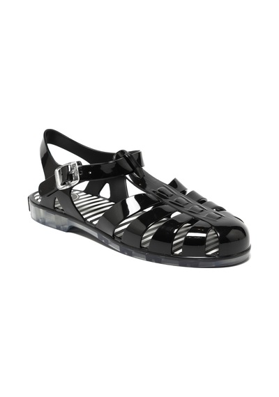 Black Shıny Sandalet Kadın Cuba Toni Pons 002- Black Shiny Siyah