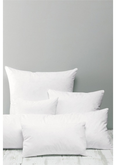 The White Company Tüy Yastık Altlığı, Lüks Yastık Pedleri Beyaz