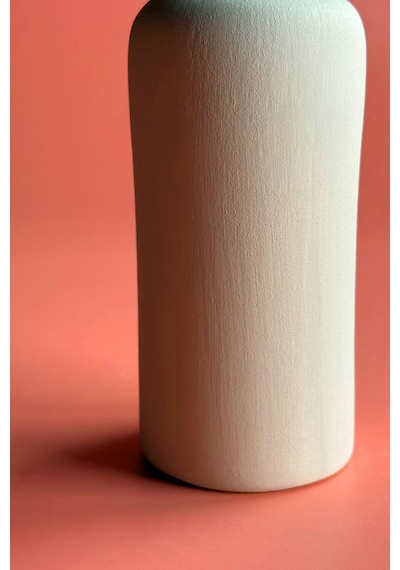 Karina Şişe Vazo Seramik Bisküvi 21 Cm