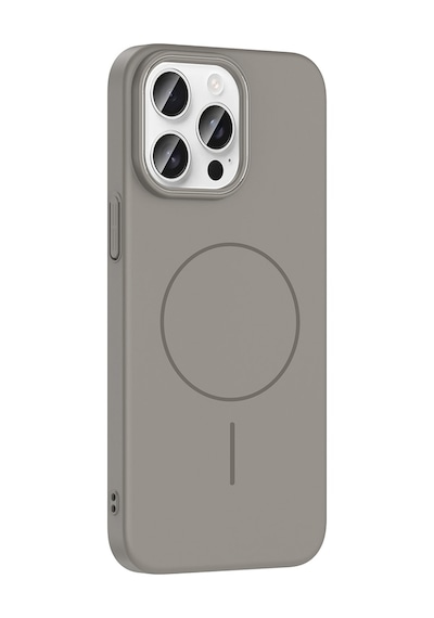 Apple Uyumlu iPhone 14 Pro Max Uyumlu Kılıf Magsafe Şarj Özellikli Zore Ruby Silikon Kapak - Lacivert Lacivert -
