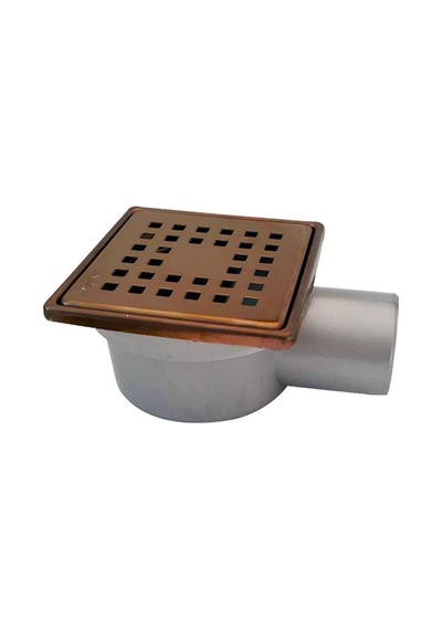 Sukar 10x10 Bronz Çelik Çerçeveli Kare Izgaralı Yer Süzgeci 1041-1283222-51