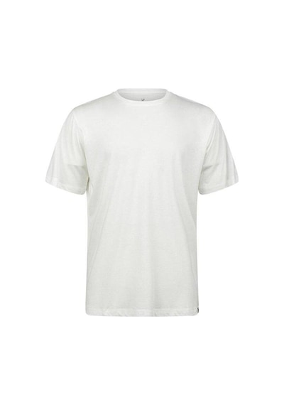 Lescon 2as Axel Bisiklet Yaka T-shirt Beyaz