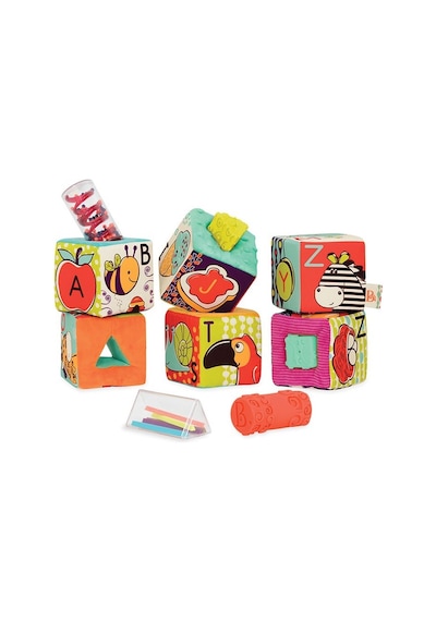 B Toys Alfabe Blok Seti 6 Ay+