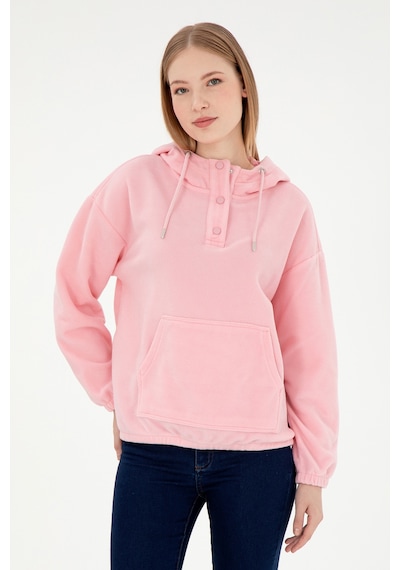 U.s. Polo Assn. Kadın Pudra Sweatshirt 50291436-vr042 Pudra