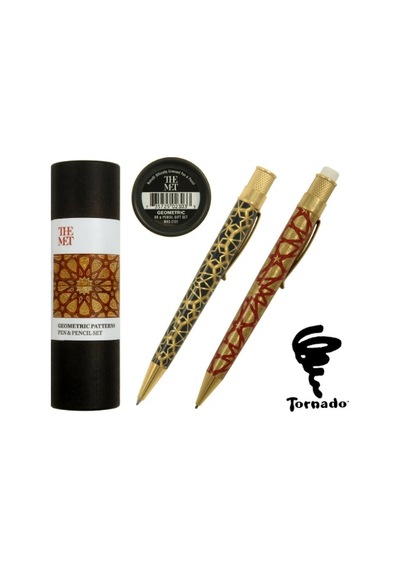 Retro 51 The Met Geometric Roller Kalem-mekanik Kurşun Kalem 1.15 Mm Seti Mrs-2121 Çok Renkli