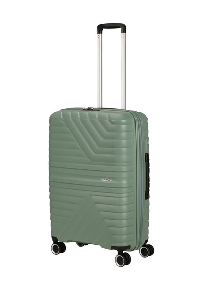 American Tourister Haki Çekçekli Sert Valiz Flytwıst-spınner 67/24 Tsa Exp