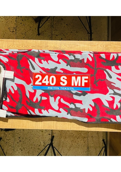 Massey Ferguson 240 Kırmızı Desenli Askeri Branda
