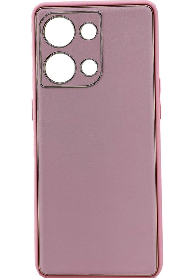 Nettech Oppo Reno 9 Uyumlu Coco Leather Seri Arka Koruma Kılıf - Lacivert Lacivert