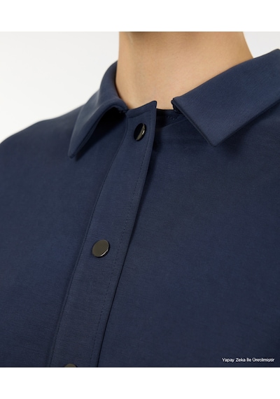 Yargıcı Regular Polo Yaka Uzun Kol Sweatshirt 26kksw9004l 004 Lacivert