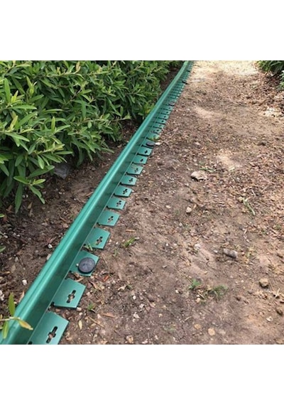 Plastik Çim Sınırlayıcı Düz 25 Mt Yeşil