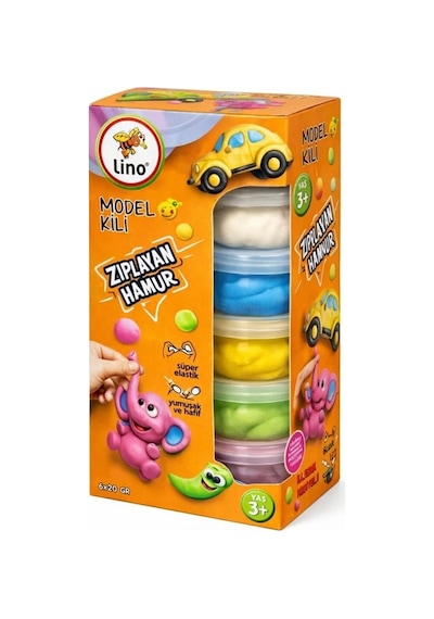 Lino Model Kili Oyun Hamuru 20 Gr X 6 Renk Çok Renkli