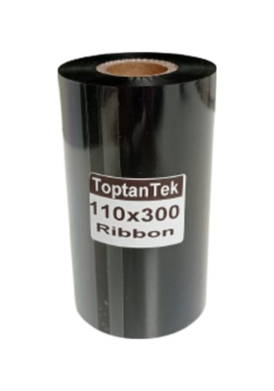 110x300 Metre Ribon Termal Transfer Rulo Tam Metraj 1 Rulo Hitmax Ht-1500 Seriess Için Uygun