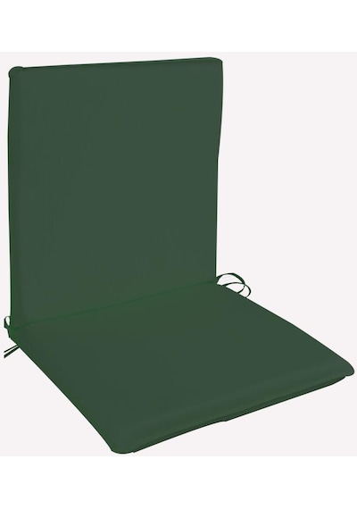 Arkalıklı Sırt Kısımlı Bahçe Koltuk Sandalye Minderi 48x90x5cm Yeşil