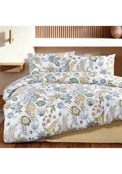 Aryıldız Home Harmony %100 Pamuk Tek Kişilik Nevresim Takımı Renkli