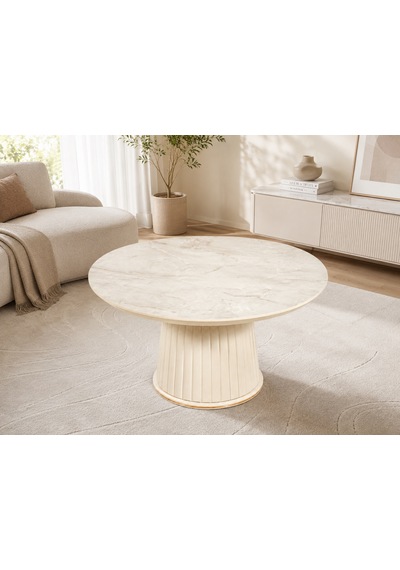 Ganni Home Angel Orta Sehpa Beyaz Mermer Beyaz, Gold Detaylı Yuvarlak Ve Şık Tasarım Beyaz Mermer-beyaz Ganni Home Angel Orta Sehpa Beyaz Mermer Beyaz, Gold Detaylı Yuvarlak Ve Şık Tasarım Beyaz Mermer-beyaz
