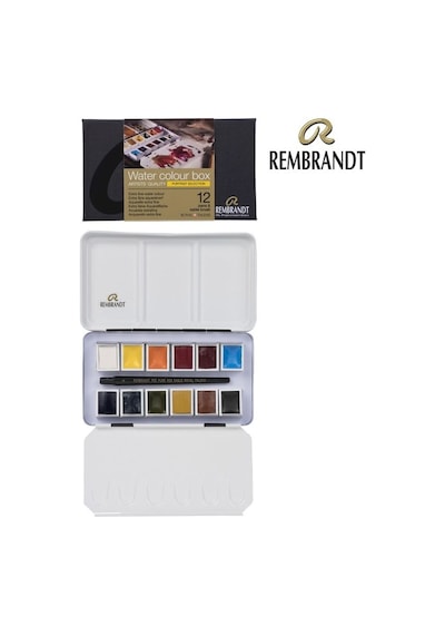 Rembrandt Sulu Boya Seti 12 Renk + Fırça Portrait Selection