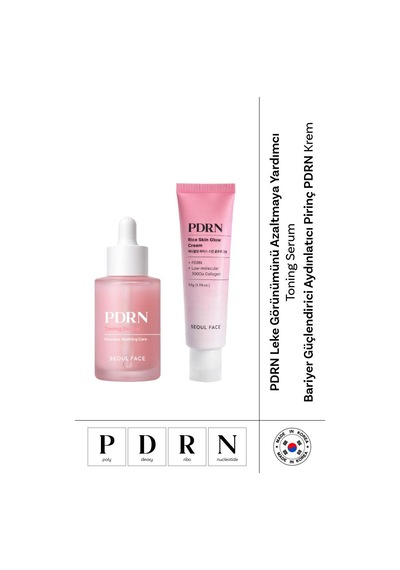 Dermal Yaşlanma Karşıtı Leke Karşıtı Nemlendirici Pdrn Toning Serum 30 Ml Ve Pdrn Pirinç Krem 50 Gr.