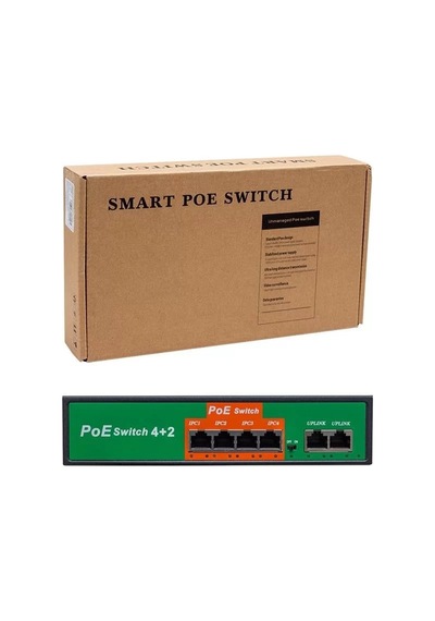 Sh Powermaster Poe4+2 72w 10/100 Mbps Poe Ethernet Switch Najmaddin