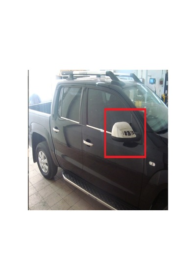 Volswagen Amarok Krom Ayna Kapağı 2015 Model Sonrası Sağ Sol 2prç