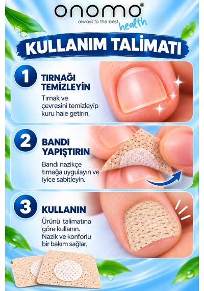 Health El Ve Ayak Tırnak Onarım Ve Yenileme Bandı 12 Adet