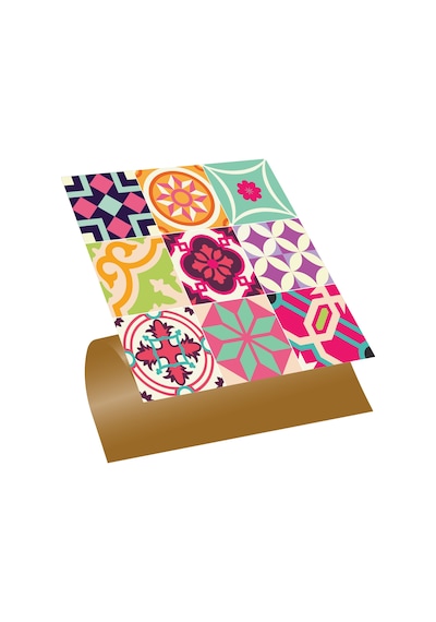 Tink KENDİNDEN YAPIŞKANLI COLORFUL DESENLİ PVC KARO 30X30 CM