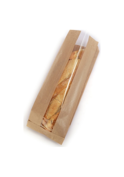 Anadolu Kağıtçılık Pencereli Şamua Kraft Kese Kağıdı 10 Kg 15 Cm X 33 Cm - 500 Gr Lık