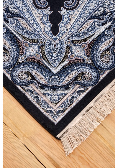 Kaşmir Halı İpek Moroccan Blue 160x230CM Halı Salon Halısı