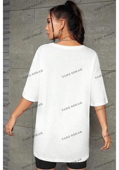Tarzsokak Unisex Beyaz Tasarım Beyaz