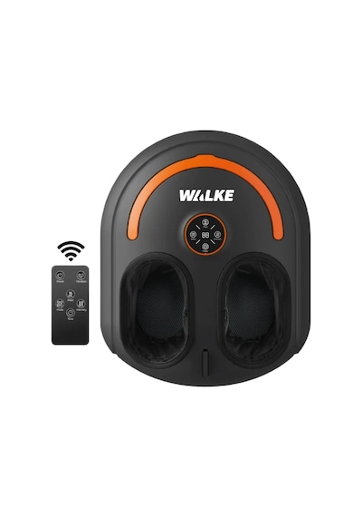 Walke Premium Uzaktan Kumandalı Çıkarılabilir Kılıf Isıtmalı Ayak Masaj Aleti A-01 Siyah