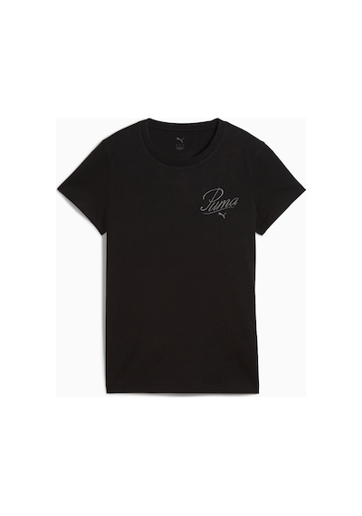 Puma Essentials Script Kadın Siyah Tişört 684982-01 Siyah