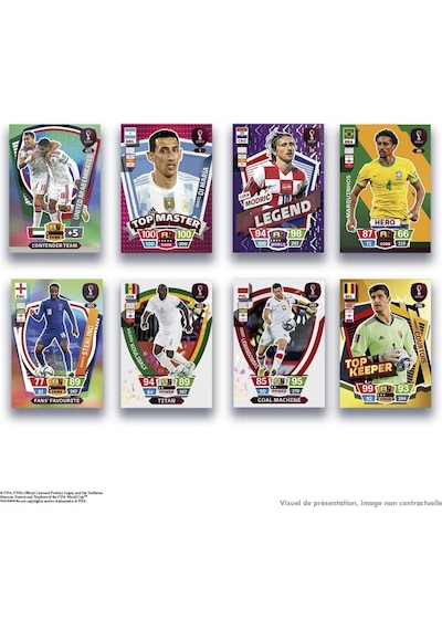 Dünya Kupası Panini Fıfa 2022 Adrenalyn Xl Qatar World Cup Trading Kartı 50 Paket 400 Kart