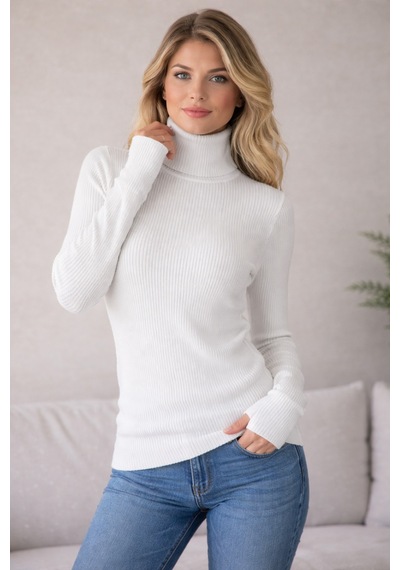Cloudymood Kadın Balıkçı Yaka Parmak Geçmeli Fitilli Basic Uzun Kollu Triko Kazak Günlük Kullanım Beyaz - 860075452 Beyaz Cloudymood Kadın Balıkçı Yaka Parmak Geçmeli Fitilli Basic Uzun Kollu Triko Kazak Günlük Kullanım Beyaz - 860075452 Beyaz