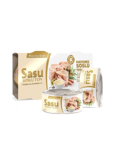 Sasu Mayonez Soslu Ton Balığı İri Parça 24 x 160 G