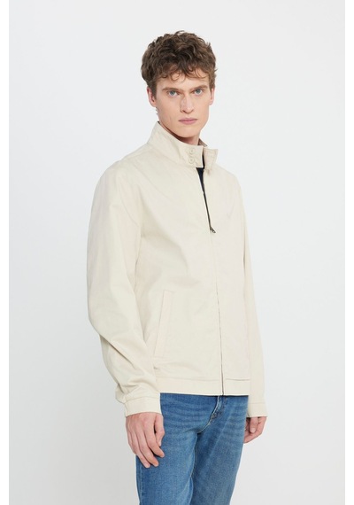 Lee Erkek Pamuk Regular Fit Dik Yaka Bej Ceket - Lv57205297 2XL