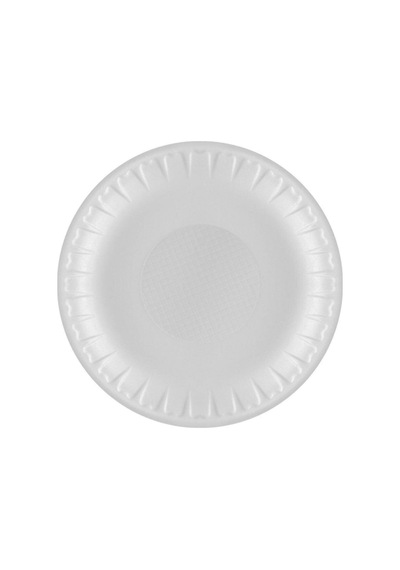 Orta Köpük Tabak 20cm 100 Adet 20 X 30 Cm Beyaz