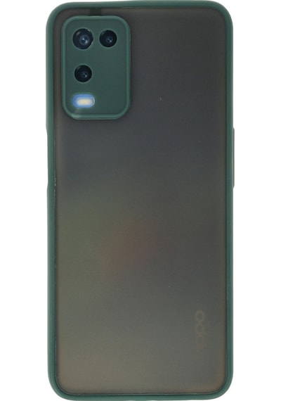 Oppo A54 4g Uyumlu Kılıf Montreal Silikon Kapak - Yeşil