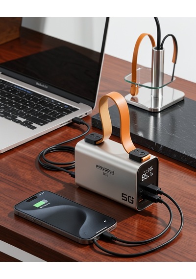 50000 Mah Taşınabilir Şarj Cihazı Led Dijital Göstergeli Uczzz100wpower Çok Renkli