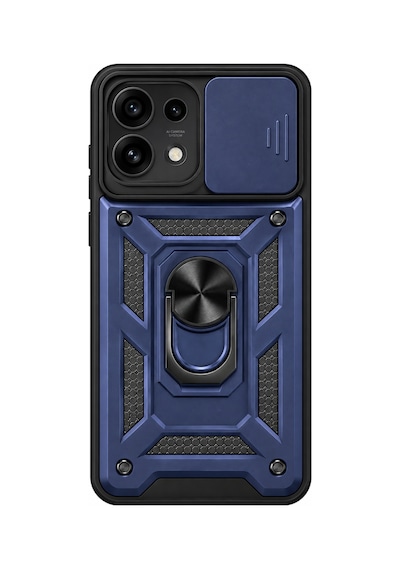 Glide Serisi Sürgülü Kamera Korumalı Ve Yüzük Standlı Reno 16 Pro Uyumlu Kılıf