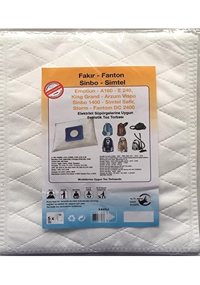Eve Için Toz Torbası 5 Adet Qycd01
