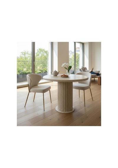 Aura Yuvarlak Bohem 90x90 Mebran Mdf Masa Masa Fiyatıdır Bej Bej Aura Yuvarlak Bohem 90x90 Mebran Mdf Masa Masa Fiyatıdır Bej Bej
